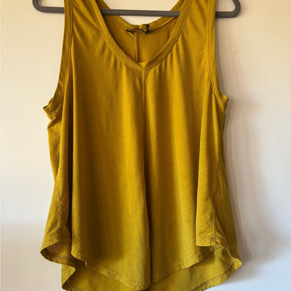 Prana Golden Yellow Tank Top